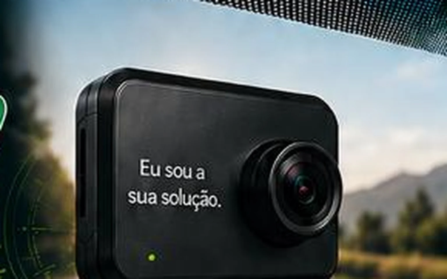 Câmera de videotelemetria veicular com inteligência artificial